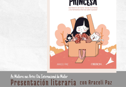 Araceli Paz presenta o seu libro “No nací princesa” este venres na Casa das Palmeiras